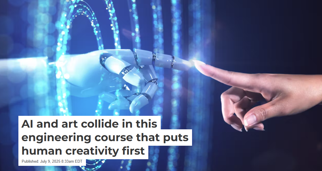 A Georgia Institute of Technology course links art and artificial intelligence. Yuichiro Chino/Moment via Getty Images